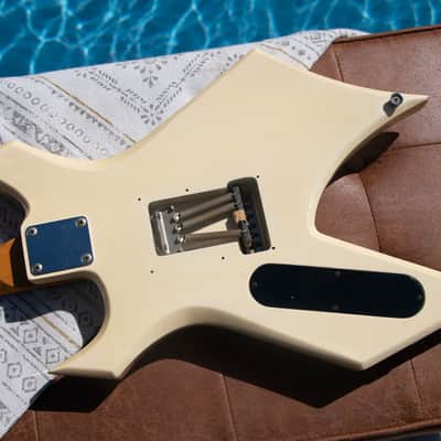 1985 B.C. Rich Warlock  - Aged White - Made in Japan - Pro Set Up w Perfect Frets/Action/Intonation! Shred Master Supreme image 6