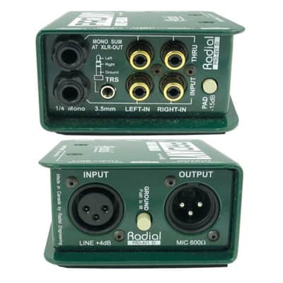 [New]~ Radial Engineering ProAV1 Multi-media Passive DI Direct Box PRO AV1 PRO-AV1 ~In-Stock! ~Now Shipping! image 2