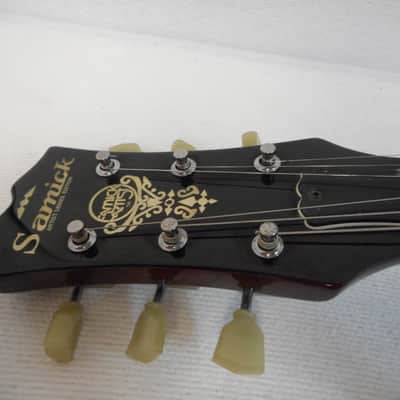 Samick LS450 Artist Series Lp Copy with case 90's Metallic Red Flake image 3