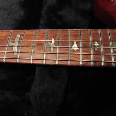 PRS Limited Edition 1990 Amber Burst Signed Headstock Redwood Top Semi Hollow NM OHSC image 5