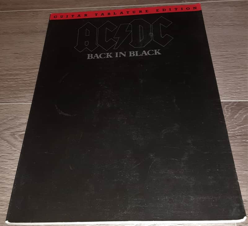 AC/DC - BACK IN BLACK - GUITAR TAB BOOK - TABLATURE SHEET MUSIC SONGBOOK ACDC image 1