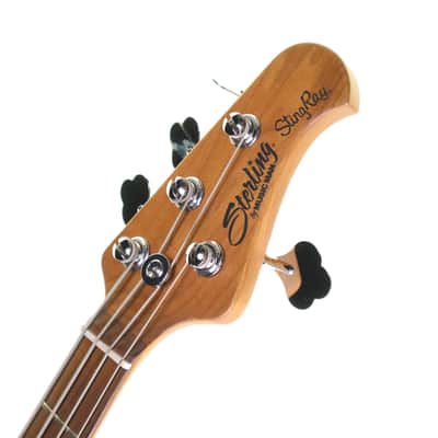 Sterling by Music Man StingRay HH Ray34 Bass Guitar in Daphne Blue image 7