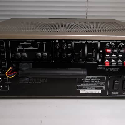 1984 Pioneer SX-9 Computer Controlled Receiver 125 Watts per Chan Stereo Amplifier Xlnt in Box Rare! image 7