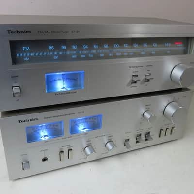 TECHNICS 2PC SU-Z1 INTEGRATED AMP + ST-Z1 TUNER RECAPPED PRO SERVICED + LED's image 2