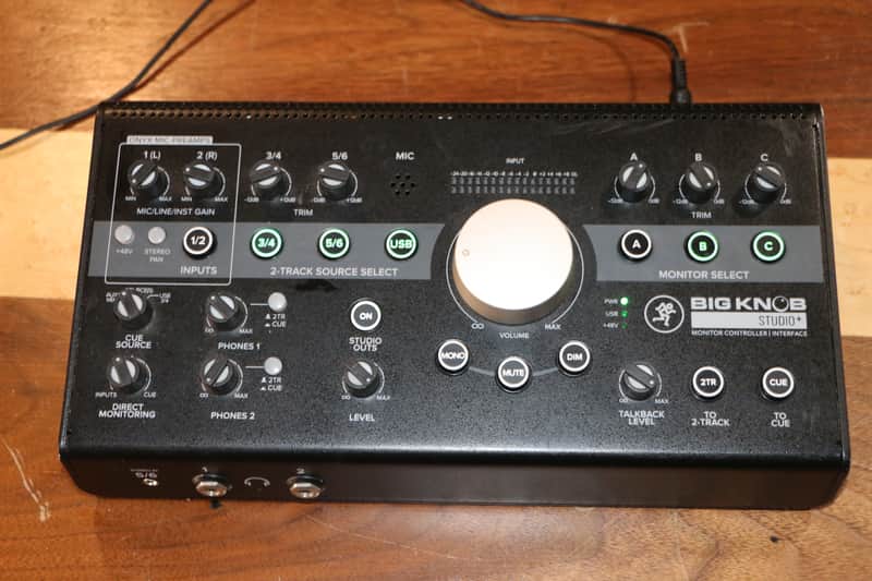 Mackie Big Knob Studio+ Monitor Controller / Interface 2017 - Present - Black image 1