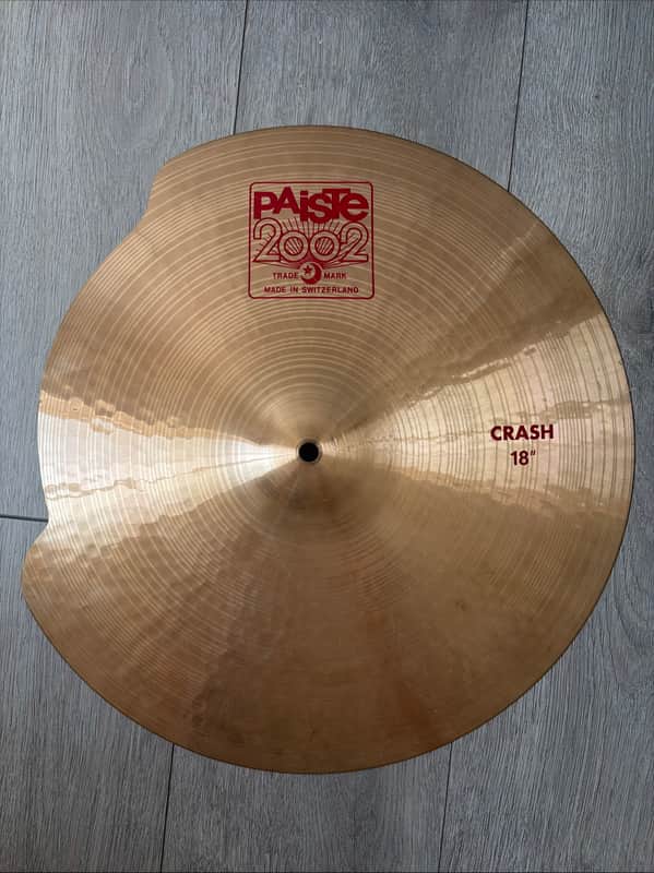 Paiste 18" 2002 Crash Cymbal 1980 - Present - Traditional image 1