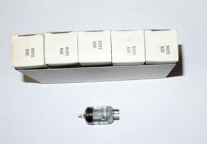 NOS NIB Sleeve (5) RCA Mil Spec JAN-5696 Thyratron Vacuum Tubes image 1