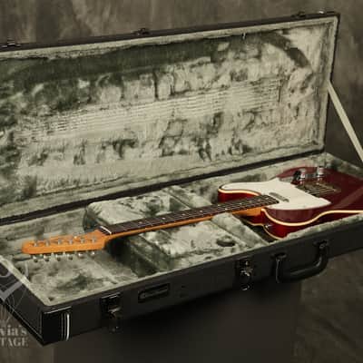 1985 Fender '62 reissue Custom Telecaster Double Bound Candy Apple Red MIJ Japan image 20