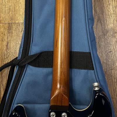 FLIGHT PATHFINDER SOLID BODY TENOR ELECTRIC UKULELE TRANSPARENT BLUE (USED) image 5