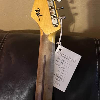 Nash S~57 2015 - 3T Heavy Relic Sunburst, Lollars, Gotoh, Ash Body, Maple on Maple Neck!  KIller set and just one great build guitar.  Alligator Nash HSC image 16