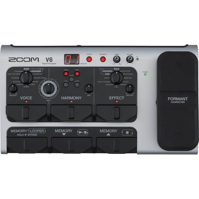 Zoom V6 Vocal Processor | Reverb
