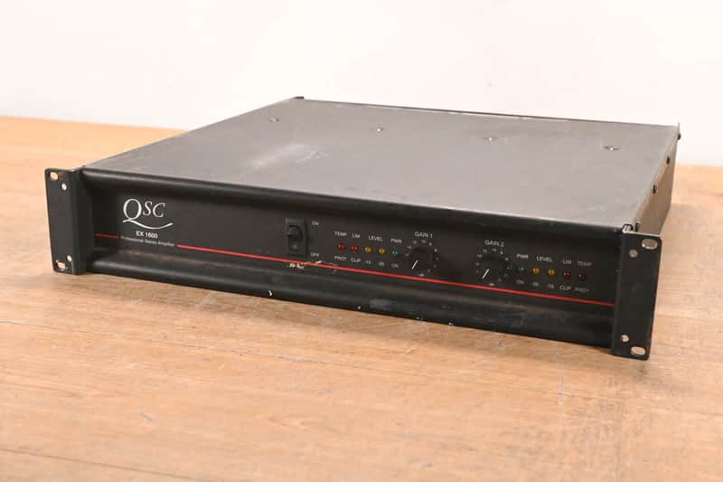 QSC EX 1600 Dual-Channel Power Amplifier CG01W6V | Reverb
