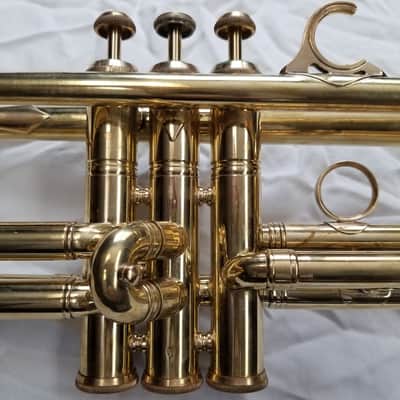 Couesnon Raw Brass Bb Trumpet Circa 1970's with original case & mouthpiece image 6