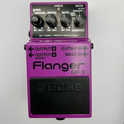 Boss BF-3 Flanger (Dark Gray Label) 2002 - Present - Purple image 1