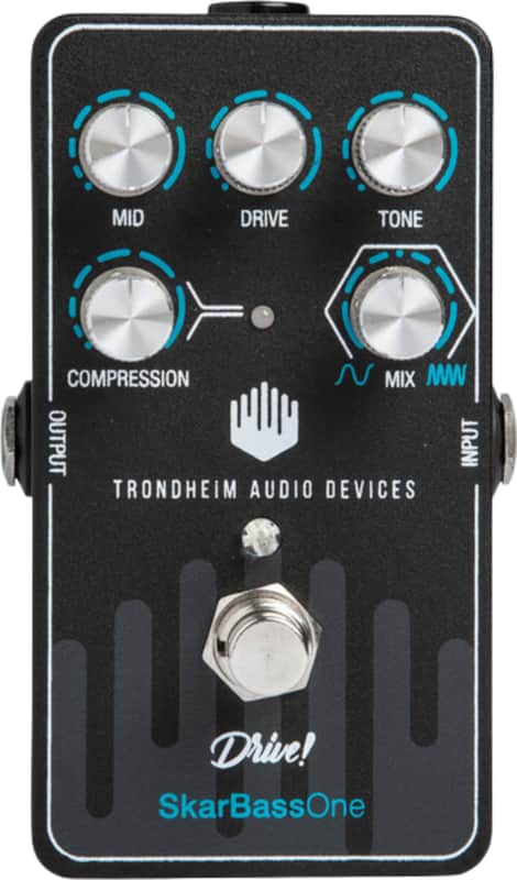 Trondheim Audio SkarBassOne Preamp/Distortion/Compressor Bass Effects Pedal image 1