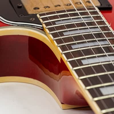 1978 Greco EG-500 Les Paul Custom MIJ Cherry Burst Guitar with Gigbag image 10