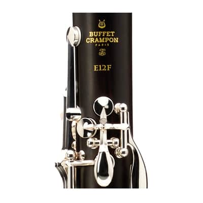 Buffet Crampon E12F Series Professional Bb Clarinet - Silver Keys with Softshell Case image 2