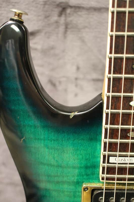 Ibanez S540 FM Custom 1996 Green Burst | Reverb