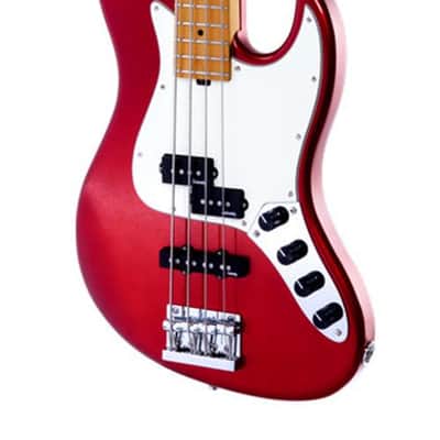 (Demo Model) : Sadowsky Guitars MetroExpress Hybrid PJ Bass 4 - Candy Apple Red Metallic image 7