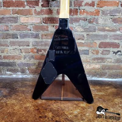 Dean Flying V Bass w/ RARE Buzzsaw Inlays (2000s) image 14