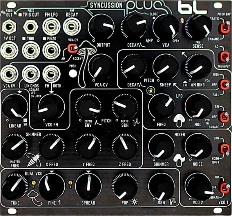 Blue Lantern Syncussion Plus Percussion Generator Eurorack Synth Module image 1