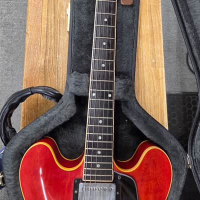 Gibson ES-333 with Case 2002 - Cherry image 5