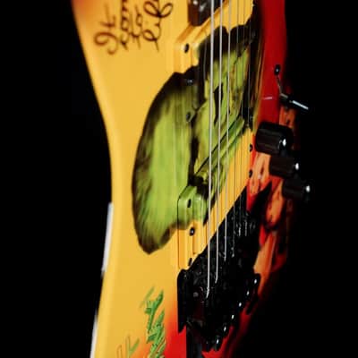 ESP Custom Shop Kirk Hammett Signature KH-2 Karloff Mummy Graphic Rare 1997 image 20