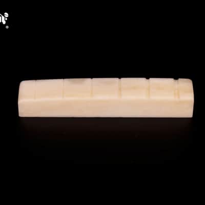 Tone Ninja Genuine Unbleached Bone Slotted 43mm (e.g. PRS SE) Nut TN-NUT-007-UN image 2