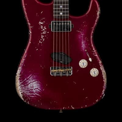 Fender Custom Shop 1966 Stratocaster SH Heavy Relic - Aged Midnight Wine #88062 image 1