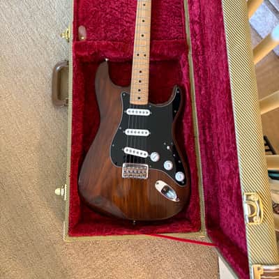 Fender Stratocaster Hardtail 3-Bolt Body 1971 - 1977 - Walnut (Mocha) image 1