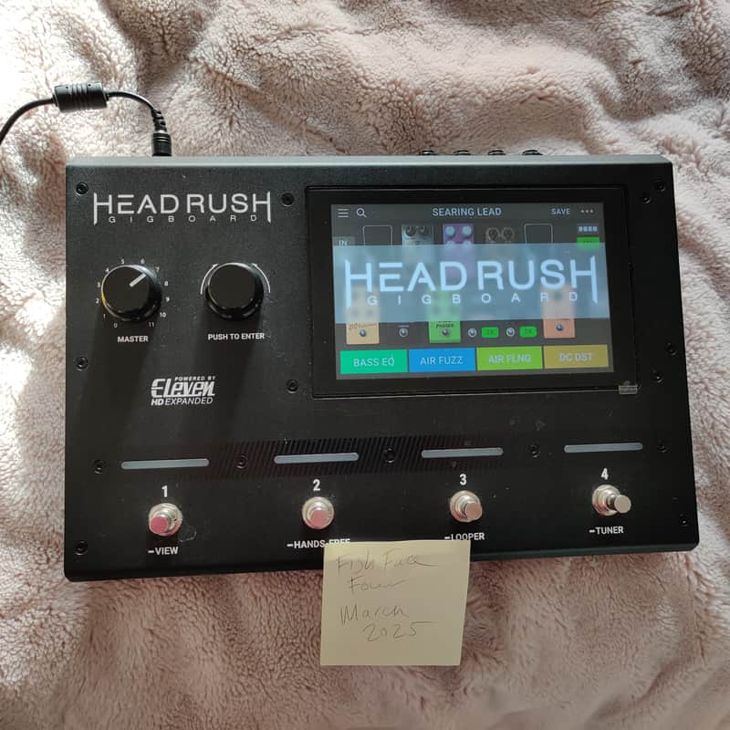 2018 Headrush Gigboard Multi-Effect Unit/Amp Modeler Black