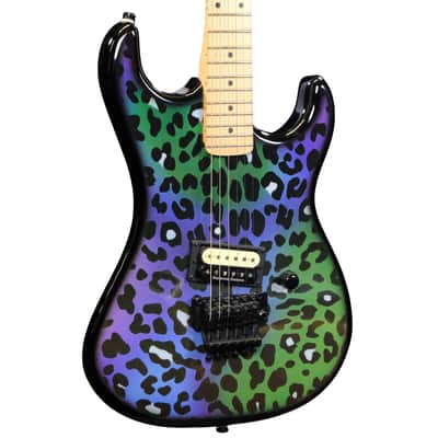Used Kramer Baretta Feral Cat Custom Graphic - Rainbow Leopard image 5