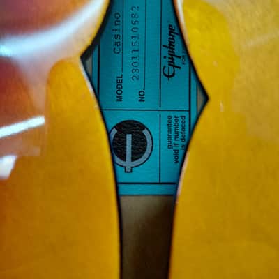 Epiphone Casino w/ Epiphone Hard Case image 4