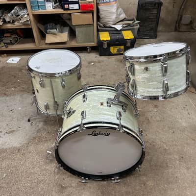 Ludwig Special factory request 1959 - White marine pearl Bild 2