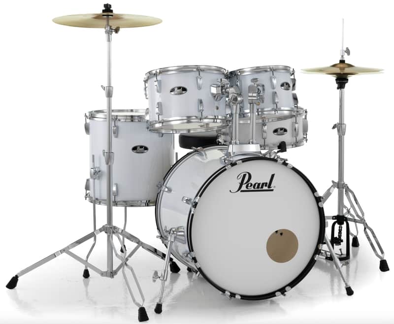 Pearl Roadshow 5-Piece Shell Pack - 20" Bass Drum PURE WHITE