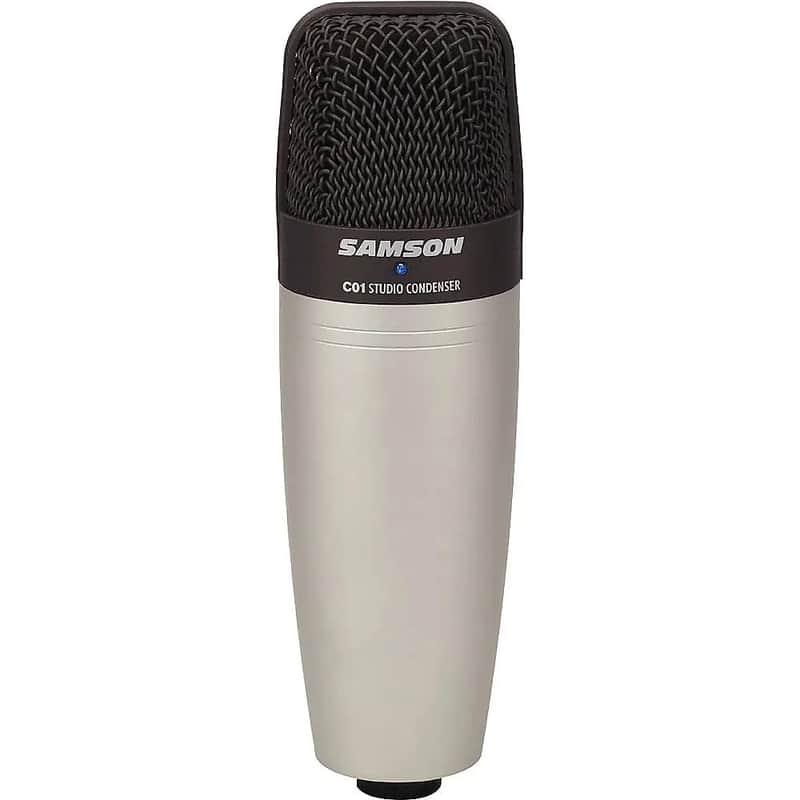 Mint Samson C01 Large Diaphragm Cardioid Condenser Microphone - Silver image 1