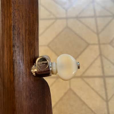 Fretless Mountain Banjo, new, walnut, gotoh tuners, made in West Virginia!! image 11