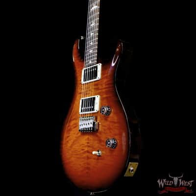 Paul Reed Smith PRS Wild West Guitars Special Run CE 24 Painted Black Neck 57/08 Pickups Violin Amber Sunburst 7.95 LBS image 2