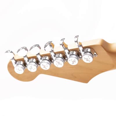 Genuine Tone Ninja 19:1 Locking Tuners, 6 Inline non-staggered set, Chrome