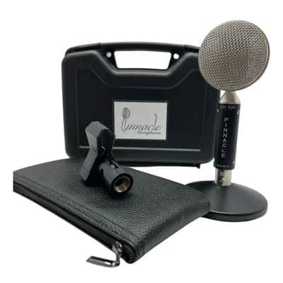 New Pinnacle Microphones Fat Top | Ribbon Microphone | Black image 1