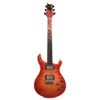 PRS Private Stock #11761 McCarty 594 Tremolo One-Piece Quilted Maple/Swamp Ash Blood Orange Glow w/Stained Neck/Fingerboard & Birds of a Feather Inlay (Serial #0403309) image 4