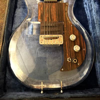 Ampeg Dan Armstrong electric Guitar 1970 AMAZING! - Clear Lucite image 5
