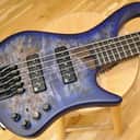 IBANEZ EHB1505MS PLF Pacific Blue Burst Flat / 5-String Headless Multi-Scale Bass / EHB1505MS-PLF