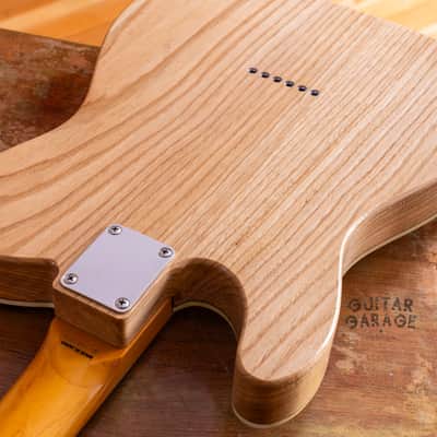 Fender Japan Telecaster neck on a custom Thinline Wenge top ash body with binding - 3 kg - handwound pickups - 4-way wiring image 14