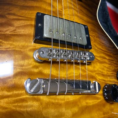 HERITAGE 20th ANNIVERSARY H150 KALAMAZOO USA LES PAUL STYLE R9 CUSTOM SHOP QUILT TOP 2005 TOBACCO BURST image 10