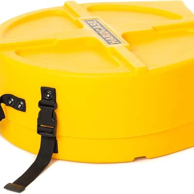Hardcase 14" Snare Drum PADDED Case Yellow HNP14SY image 2