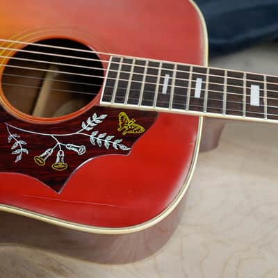 Morris WH-20 MIJ 1978 Red Sunburst Vintage Made in Japan MIJ w/ Bag image 6