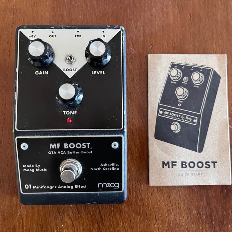 2010s Moog Minifooger MF Boost v2 Black