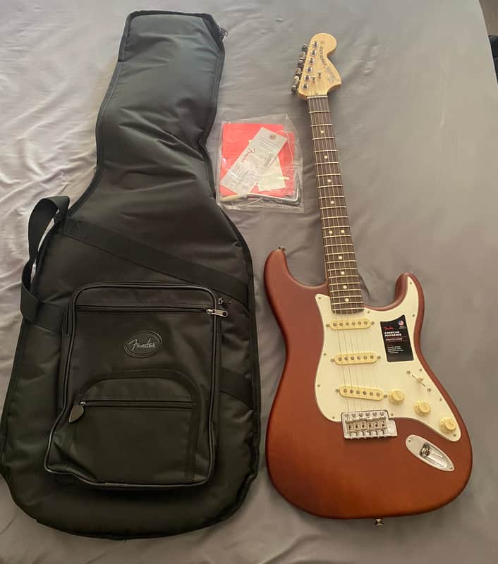 American Performer Timber (Sassafras) Stratocaster gig bag USA image 1