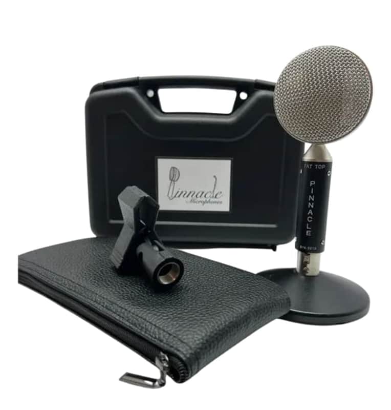 New Pinnacle Microphones Fat Top | Ribbon Microphone | Black image 1